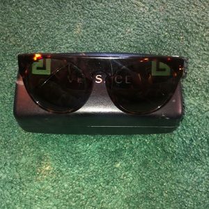 Versace Brown Gold Sunglasses Mod 4333